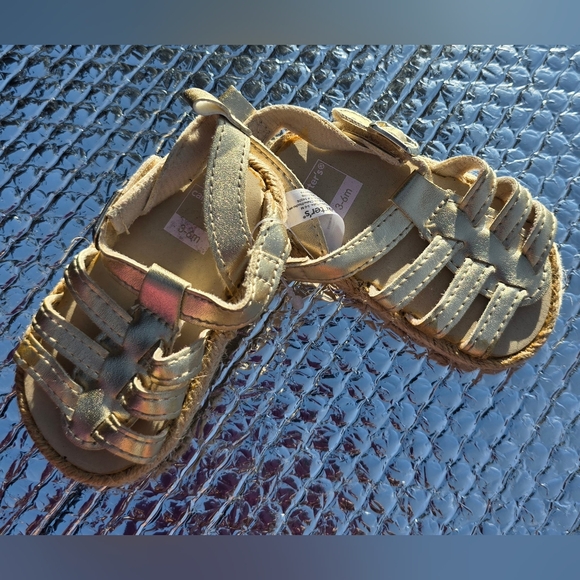 Carter's Gold Sandals for Kids - Picture 1 of 3